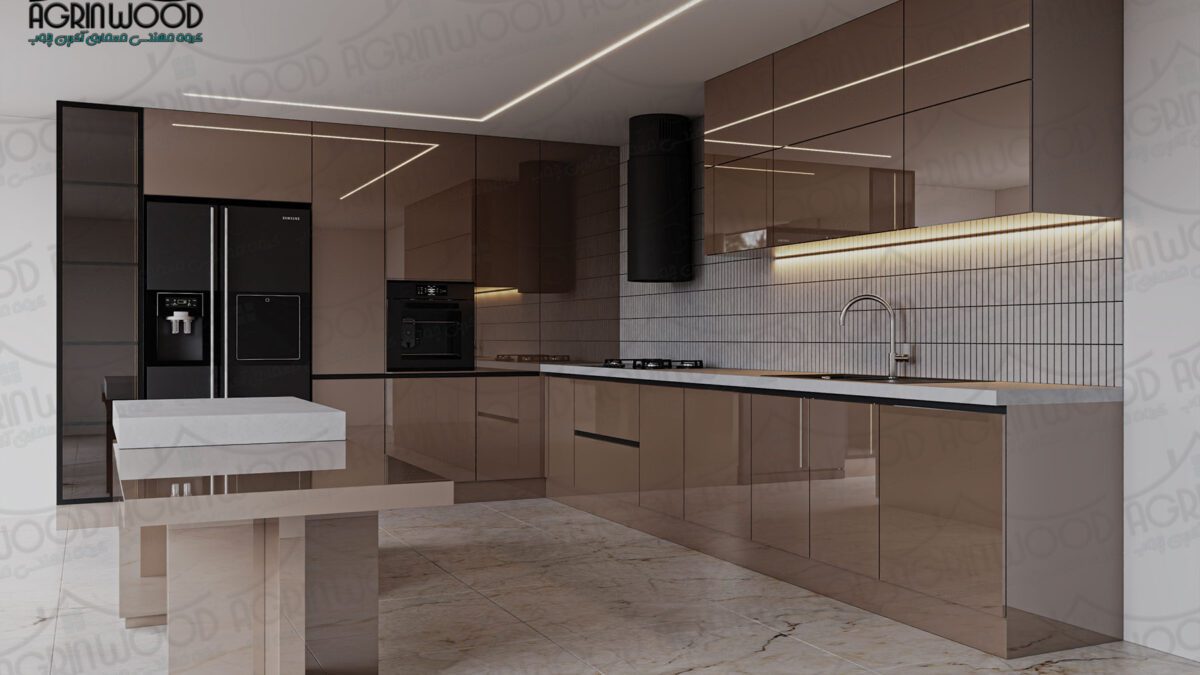 کابینت پلی گلاس یا های گلاس