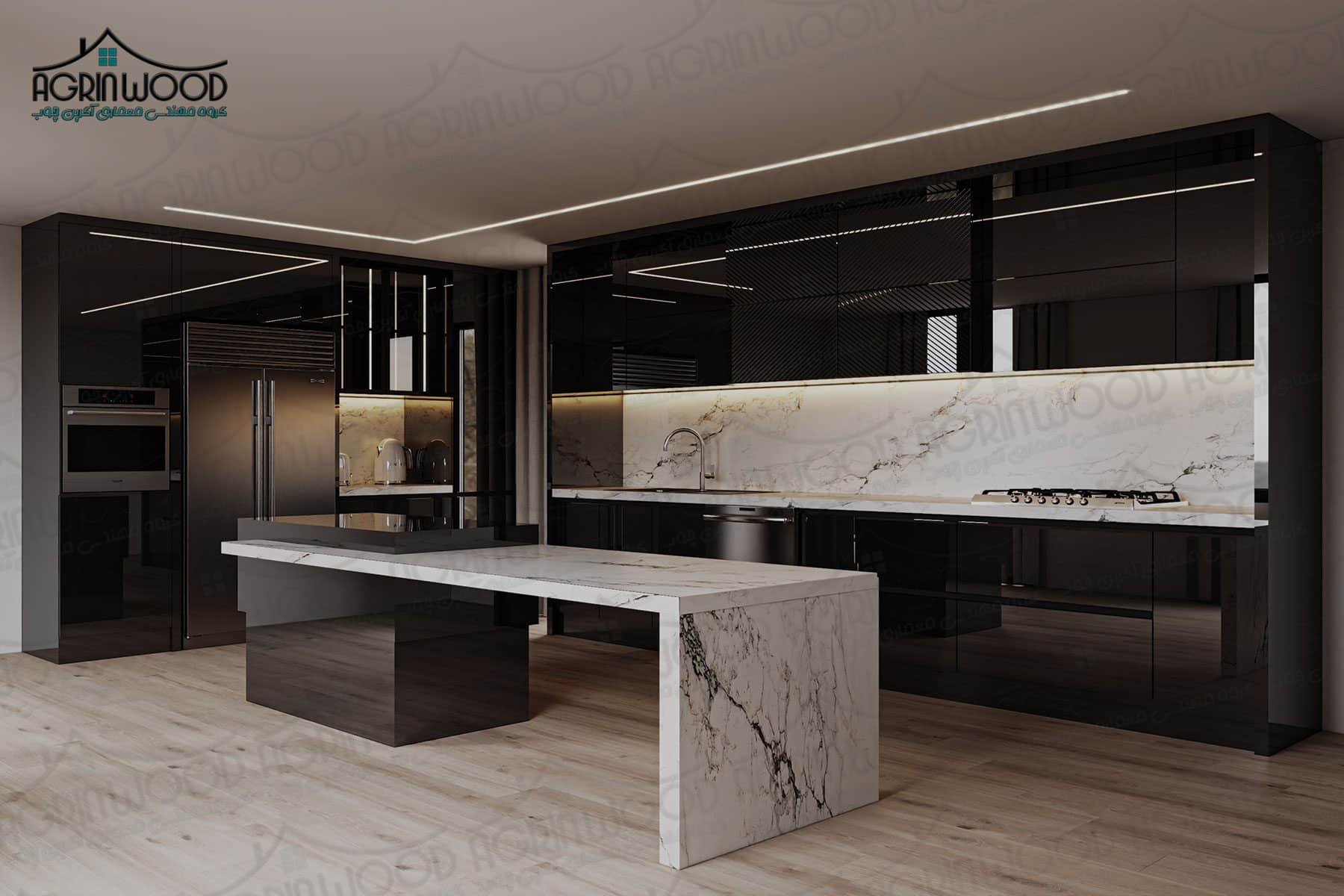 بهترین رنگهای کابینت آشپزخانه در سال جدید