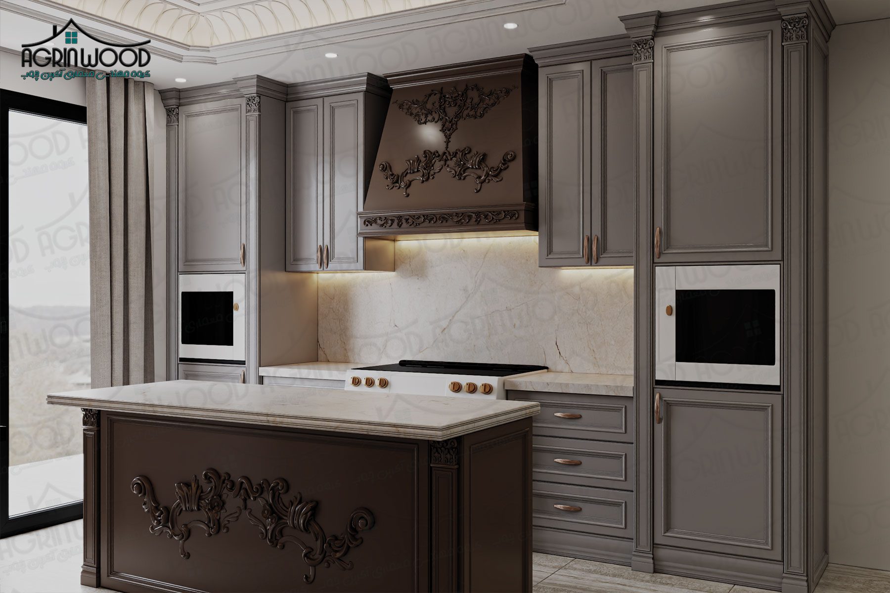 کابینت پلی گلاس شیک