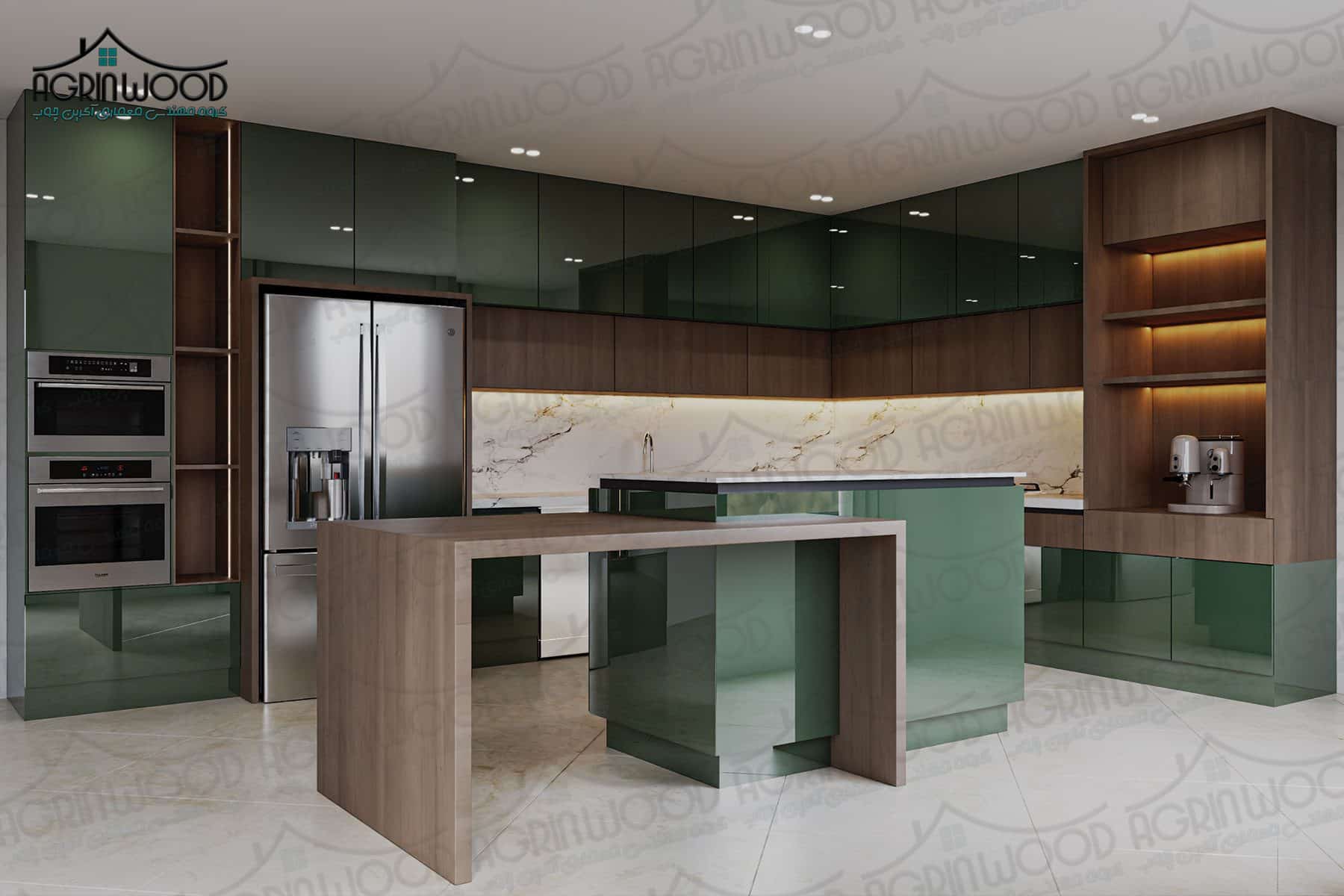 2 مدل جدید کابینت پلی گلاس