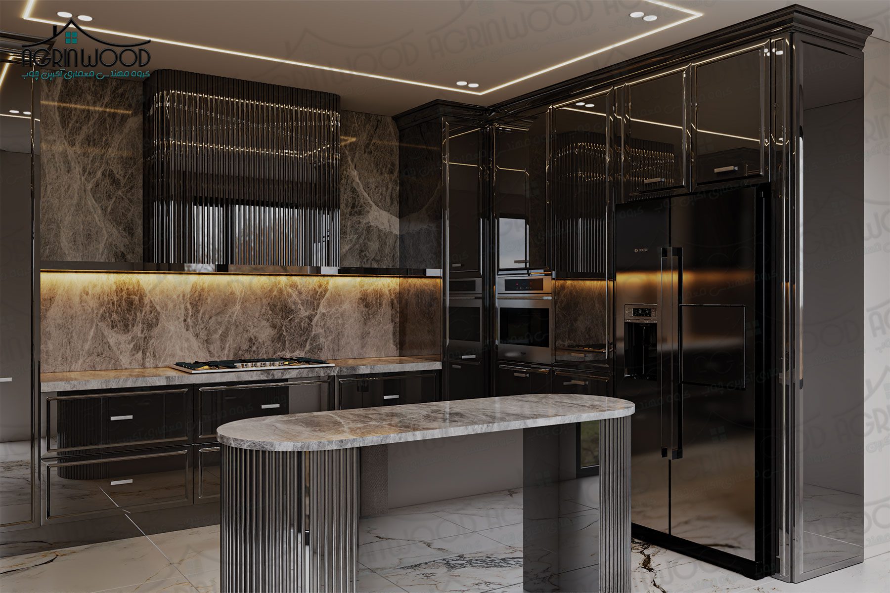 رنگهای جدید کابینت انزو برای آشپزخانه خاص