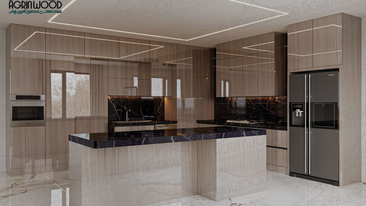 کابینت طرحدار های گلاس