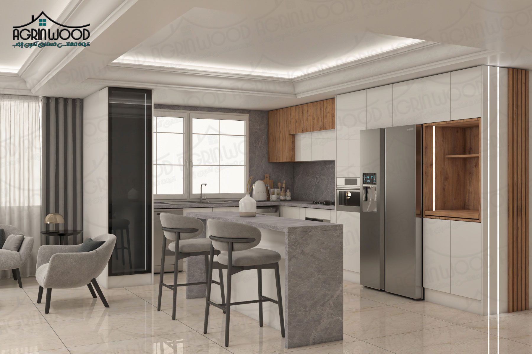 طراحی کابینت برای آشپزخانه های کوچک