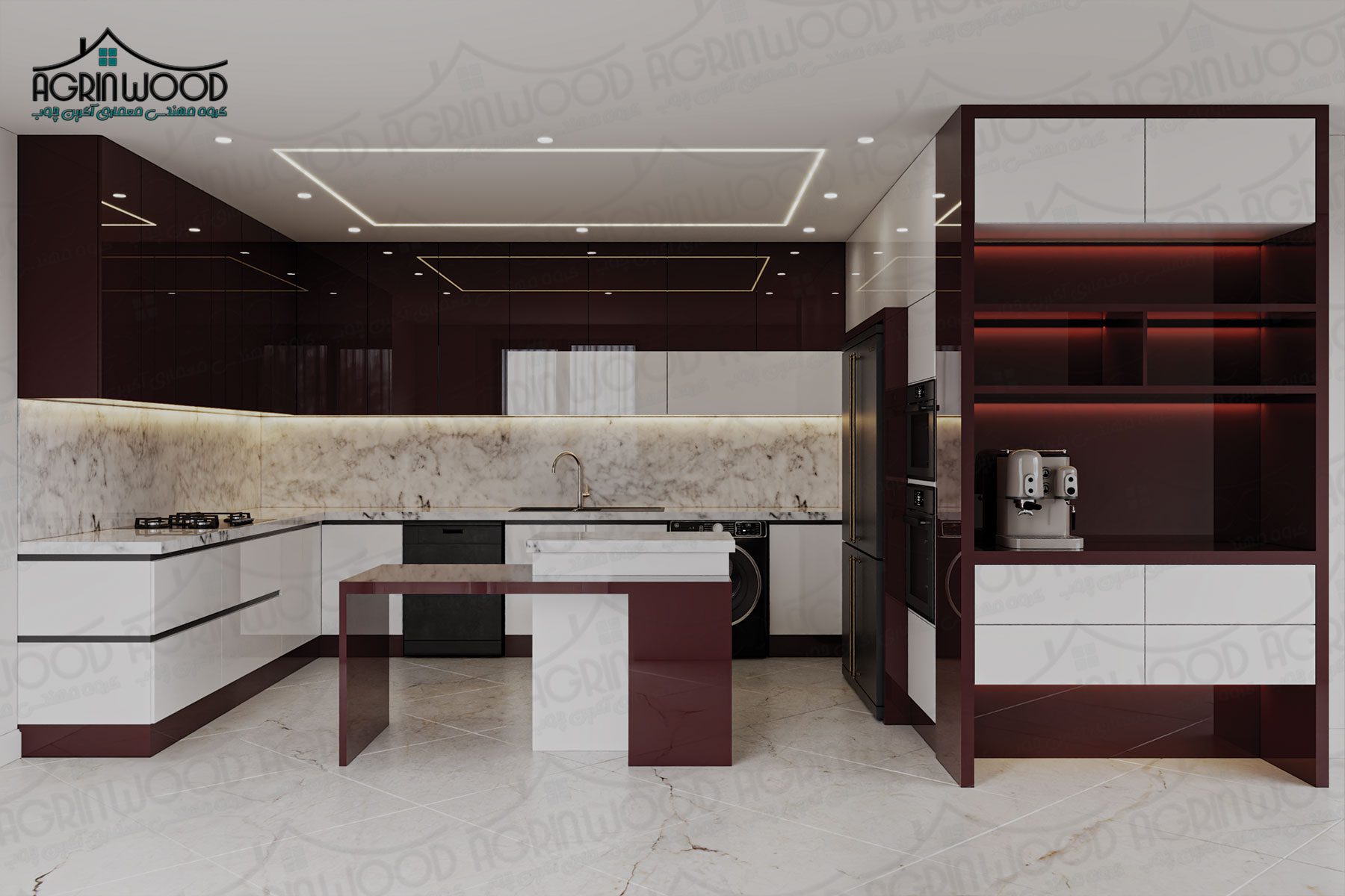 تفاوت کابینت های گلاس و پلی گلاس چیست