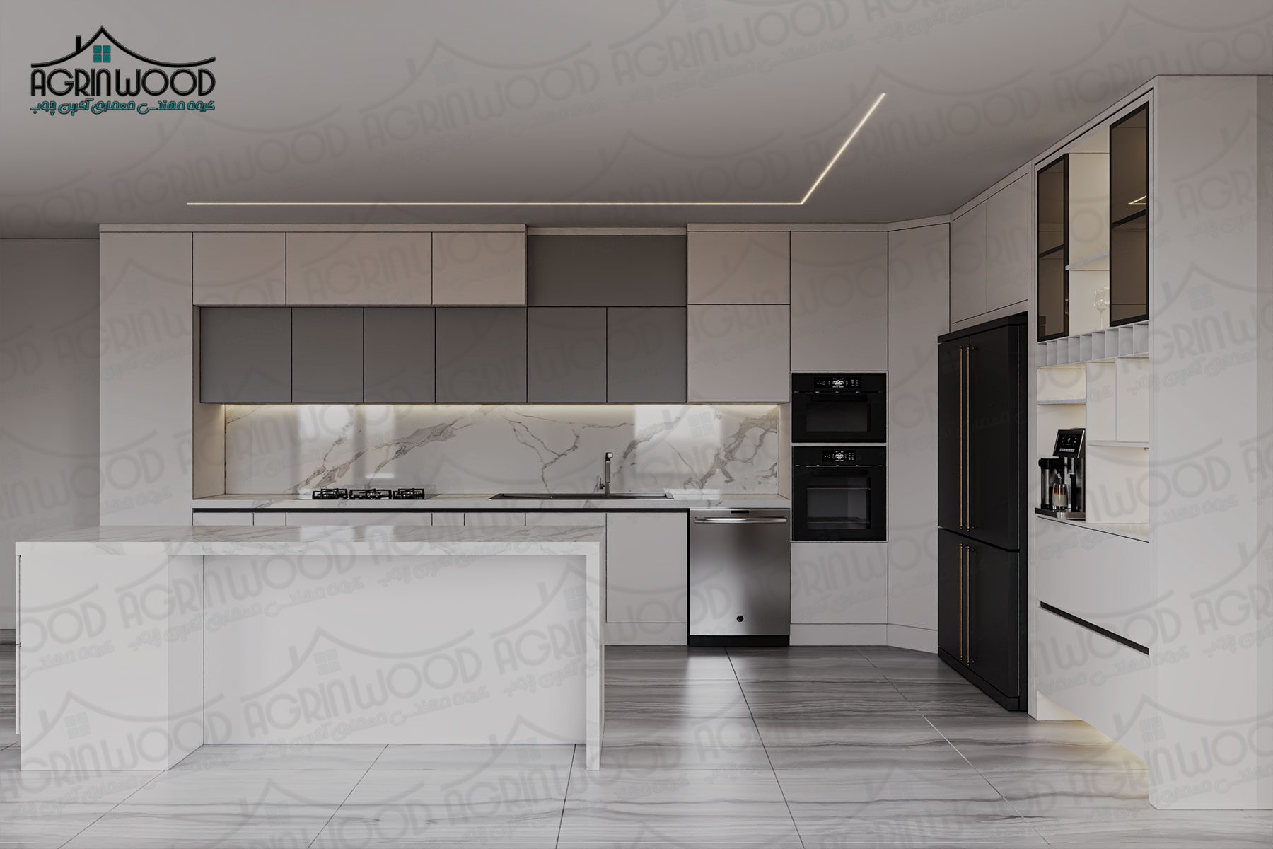 کدام رنگ کابینت ام دی اف پرطرفدار است