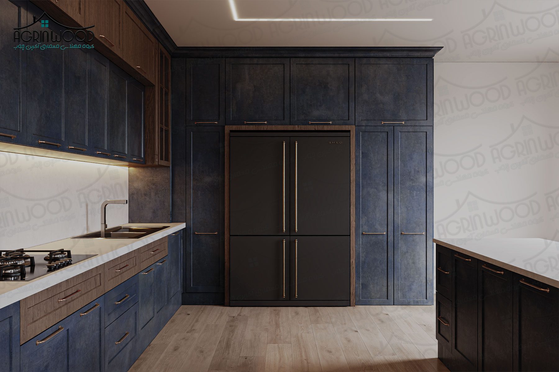 طراحی کابینت نئوکلاسیک 2025 طراحی کابینت نئوکلاسیک 2025