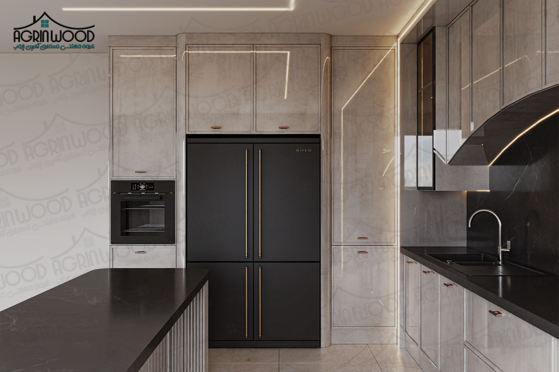 کابینت طرحدار انزو