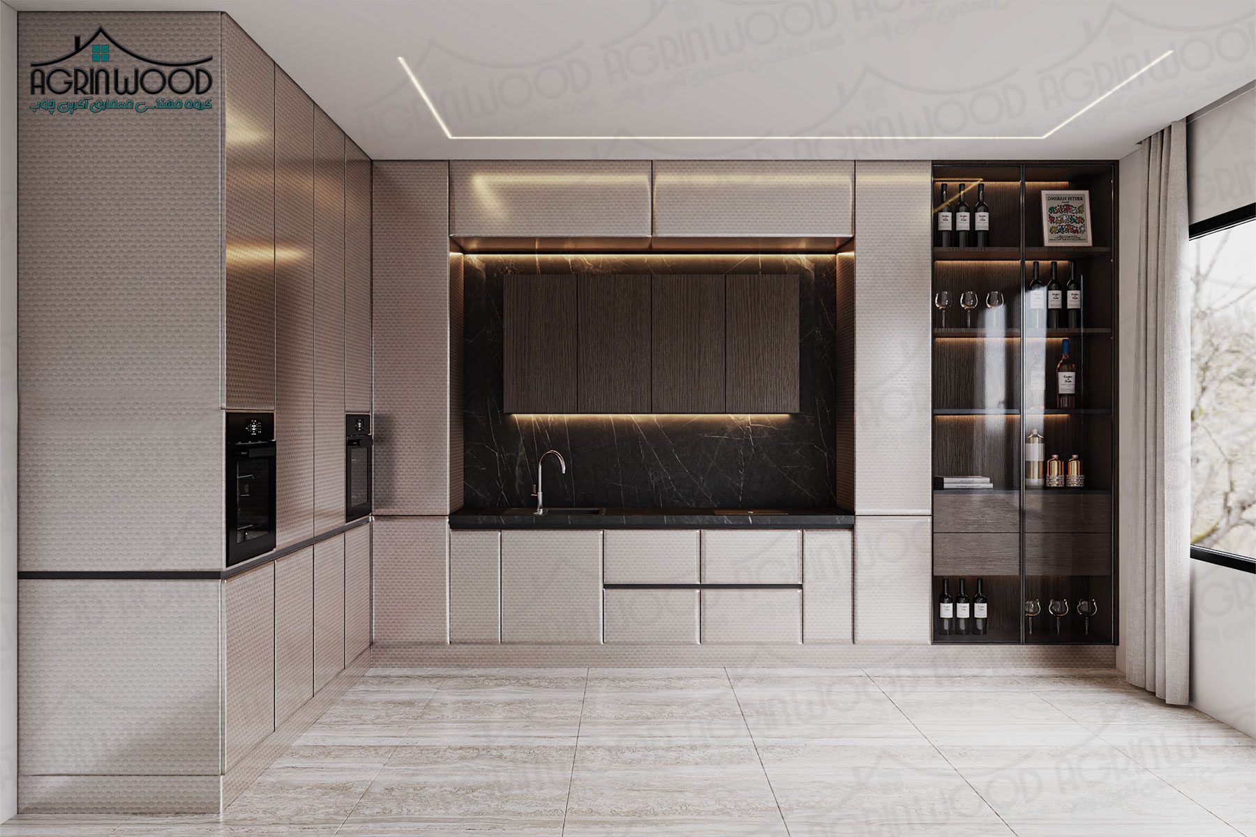 کدام رنگ کابینت های‌گلاس پرطرفدار است