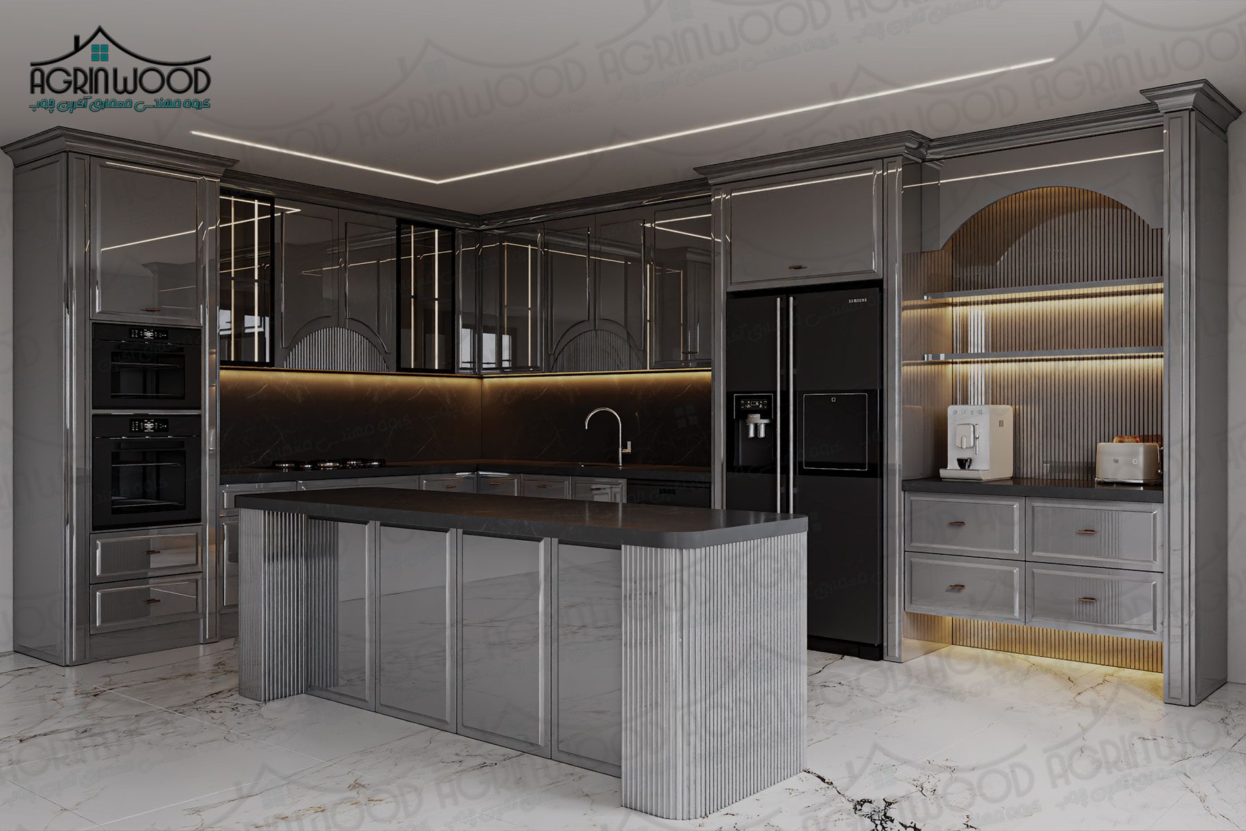 کدام رنگ کابینت انزو پرطرفدار است