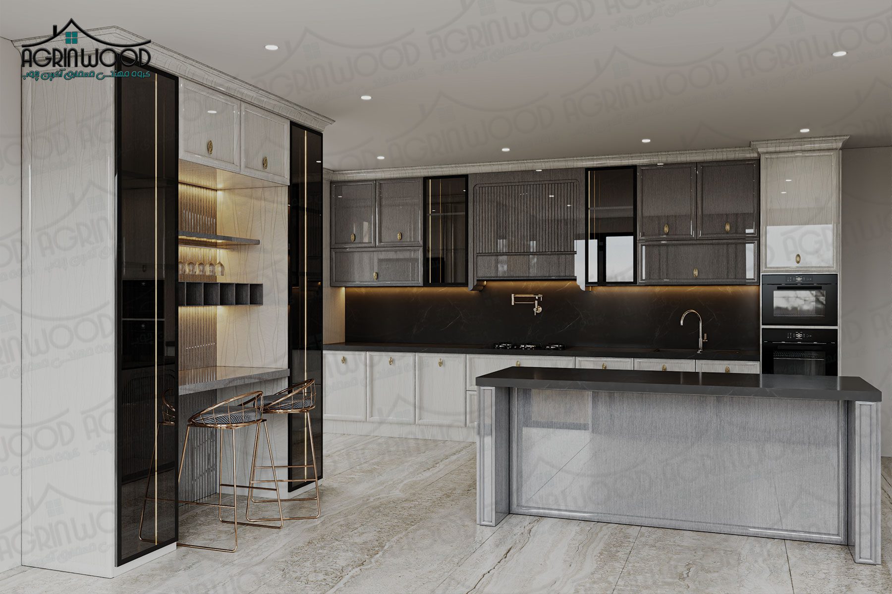 طرح انزو دو رنگ