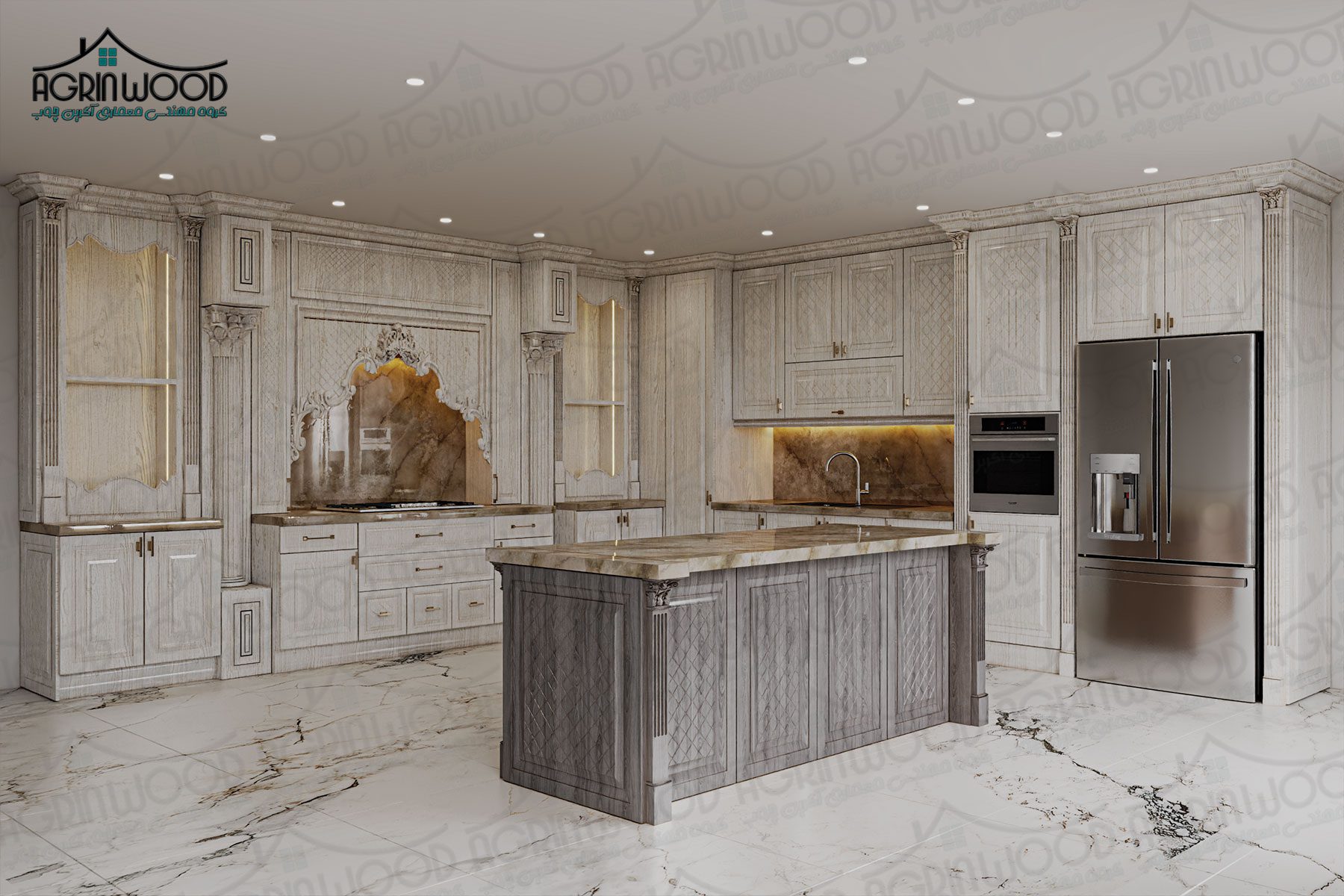 کدام رنگ کابینت روکش چوب پرطرفدار است