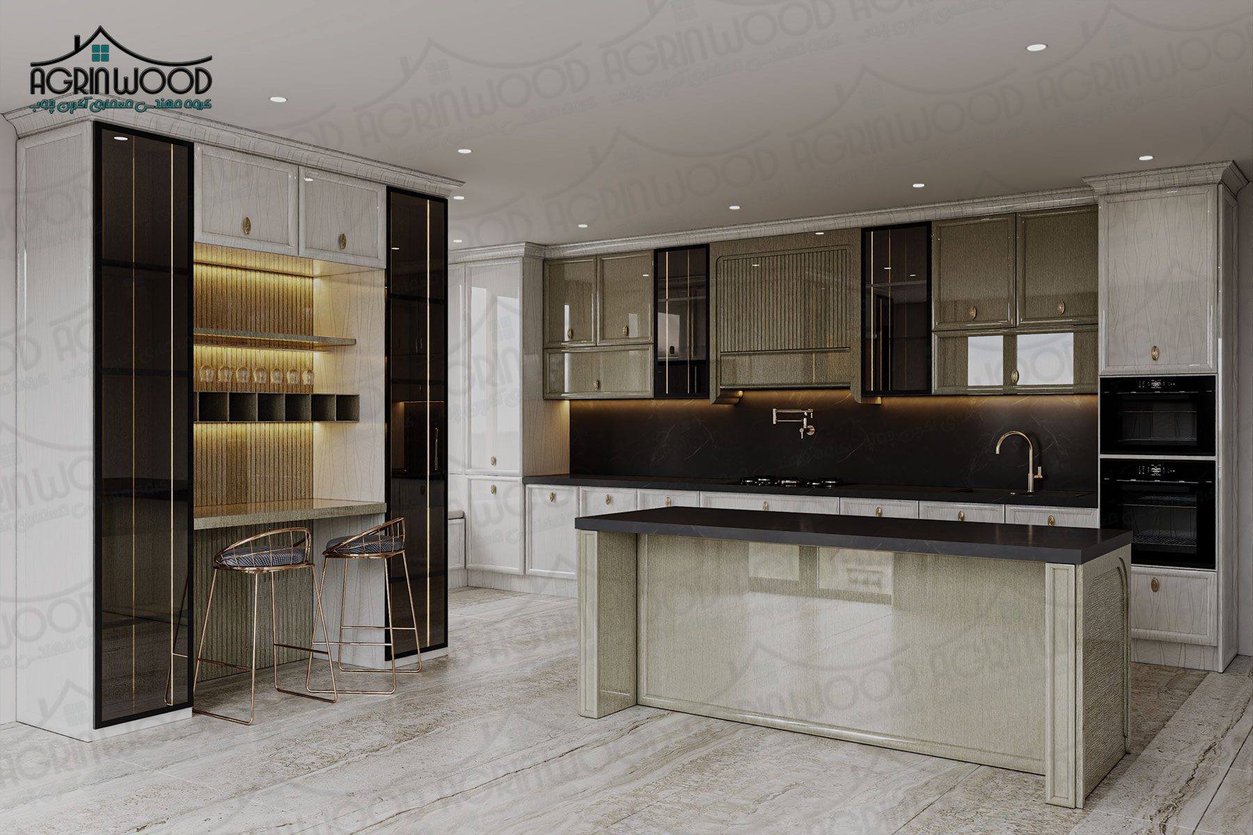 کابینت طرحدار انزو