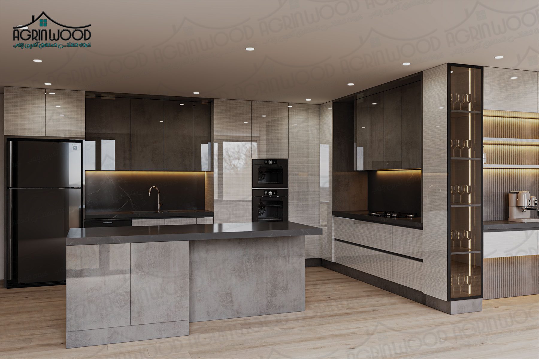 کدام رنگ کابینت های‌گلاس پرطرفدار است