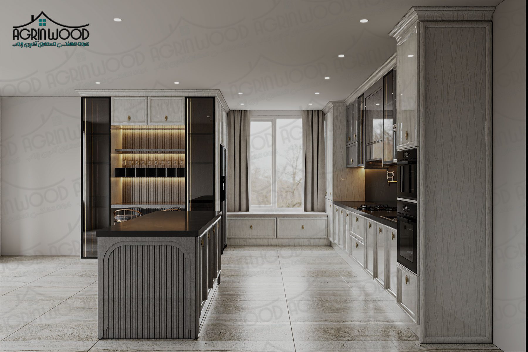 طرح جدید نئوکلاسیک دو رنگ