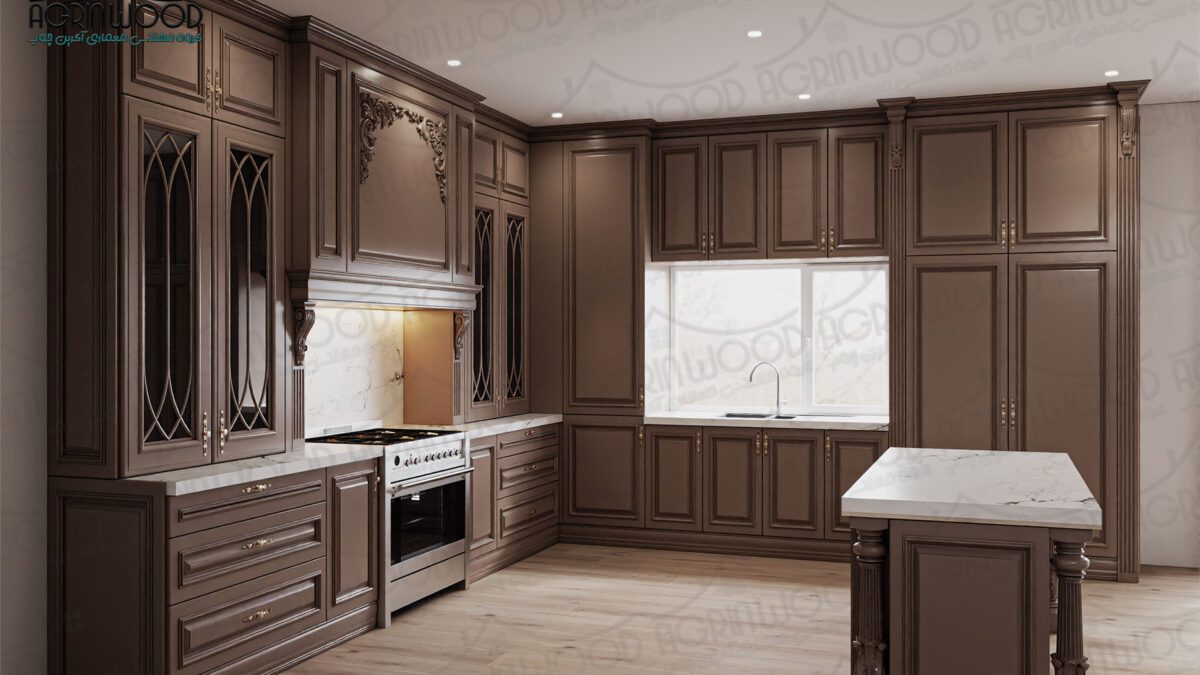 کابینت نوین چوبی