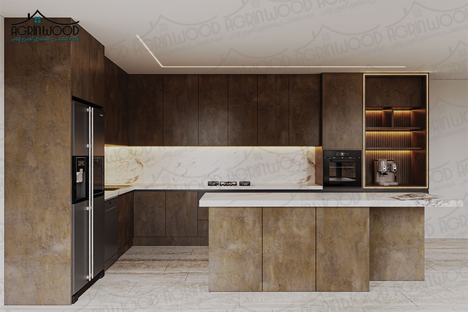 کدام رنگ کابینت ام دی اف پرطرفدار است