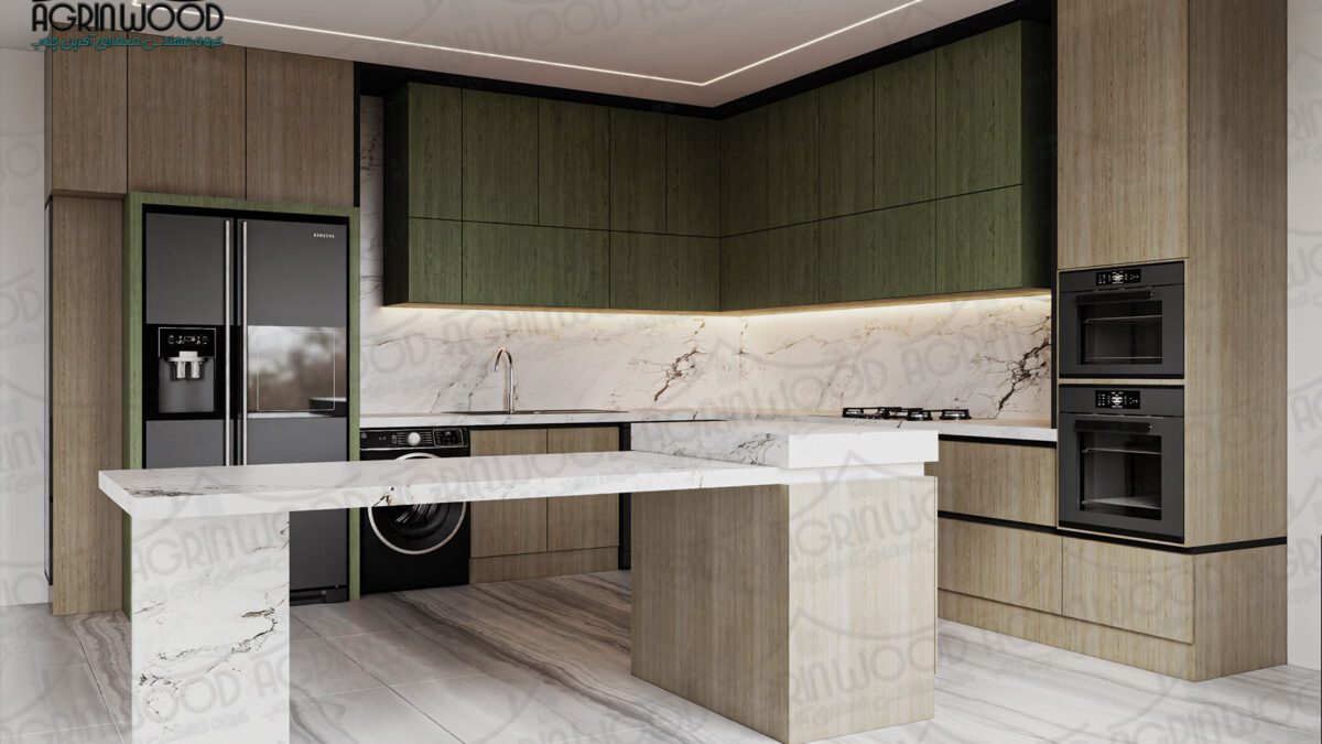 مدل مدرن کابینت ام دی اف