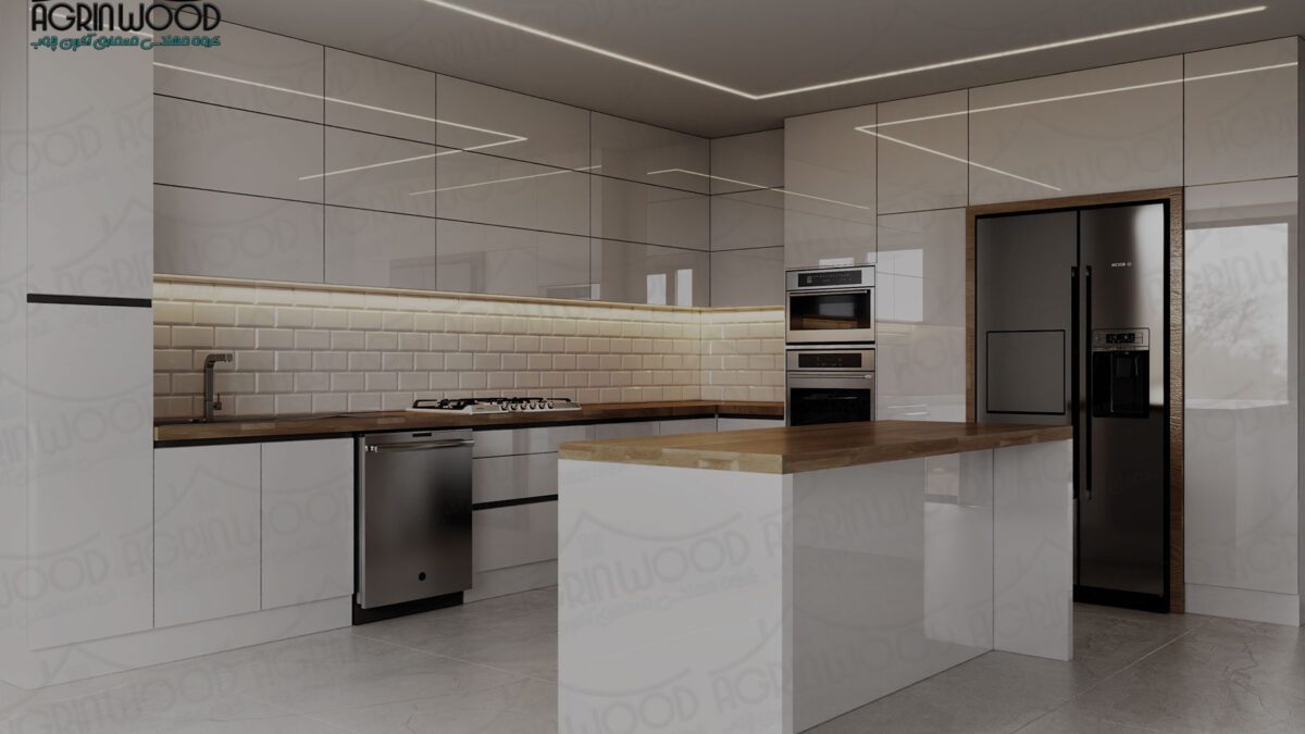 مدل مدرن کابینت سفید