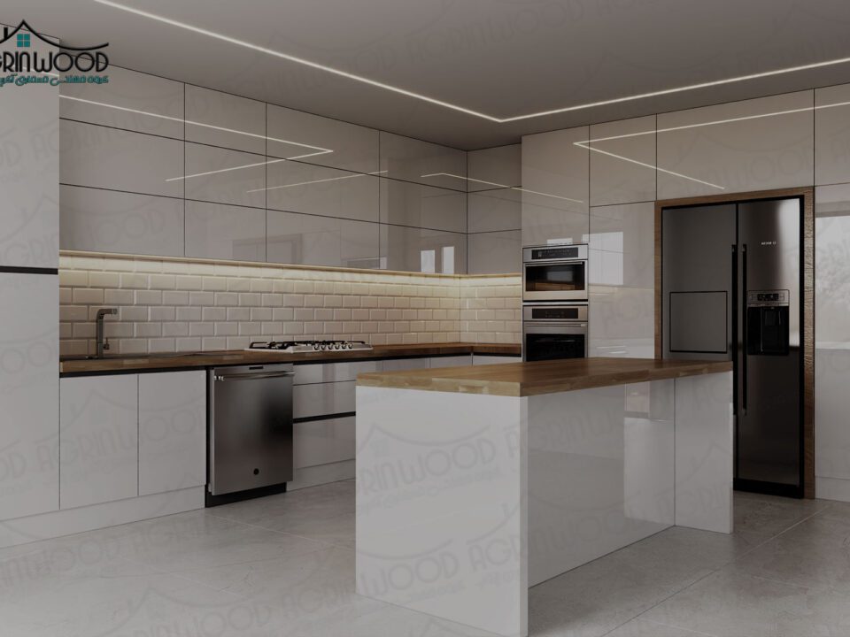 مدل مدرن کابینت سفید