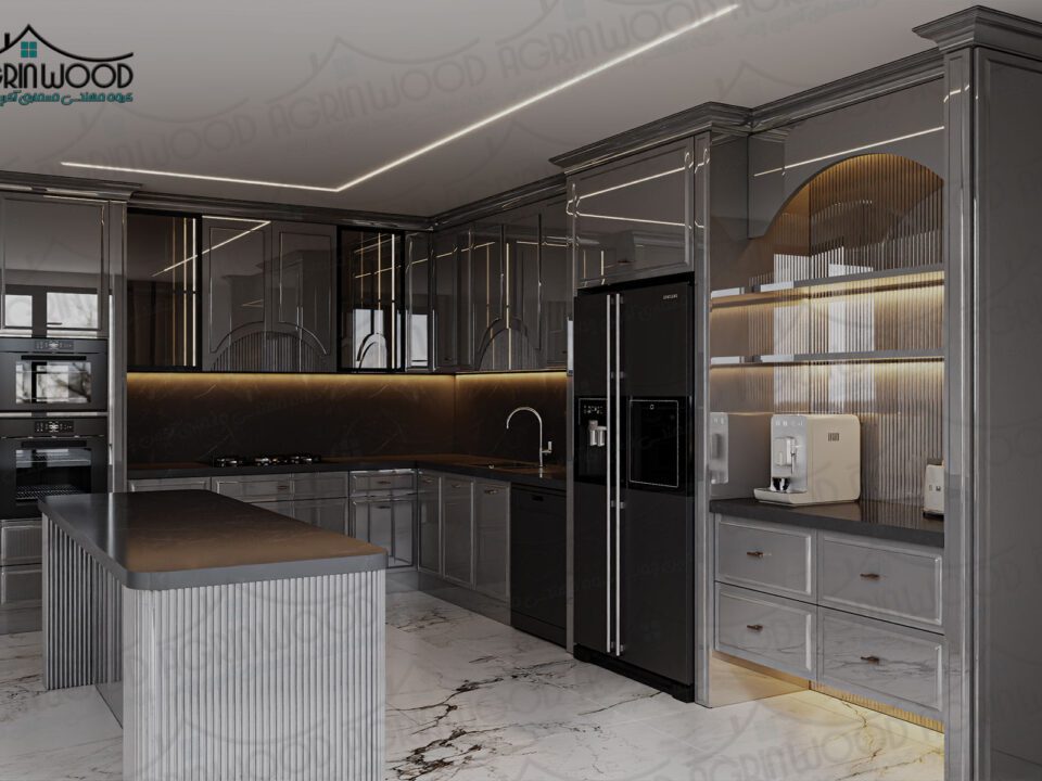 طراحی کابینت نئوکلاسیک 2025