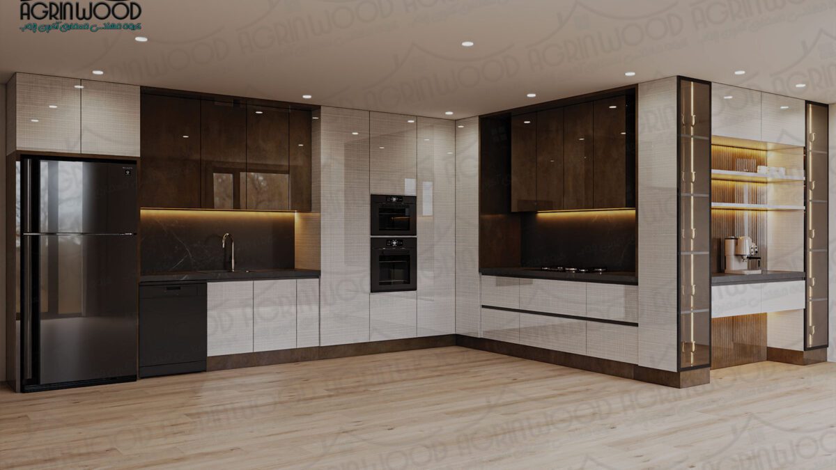 طراحی کابینت های گلاس 2025