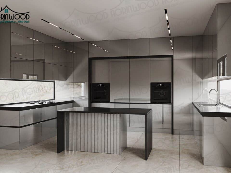 مدل مدرن کابینت های گلاس