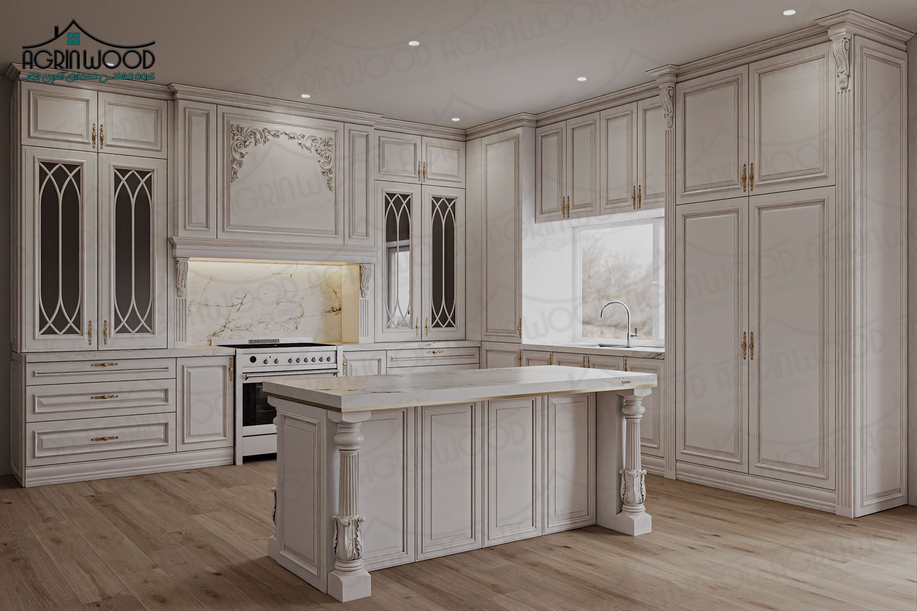 کدام رنگ کابینت کلاسیک پرطرفدار است