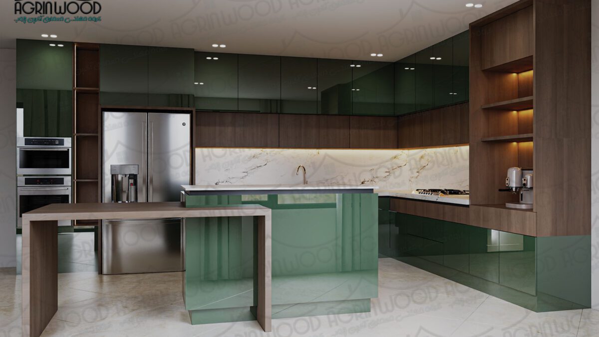 مدل مدرن کابینت ترکیبی