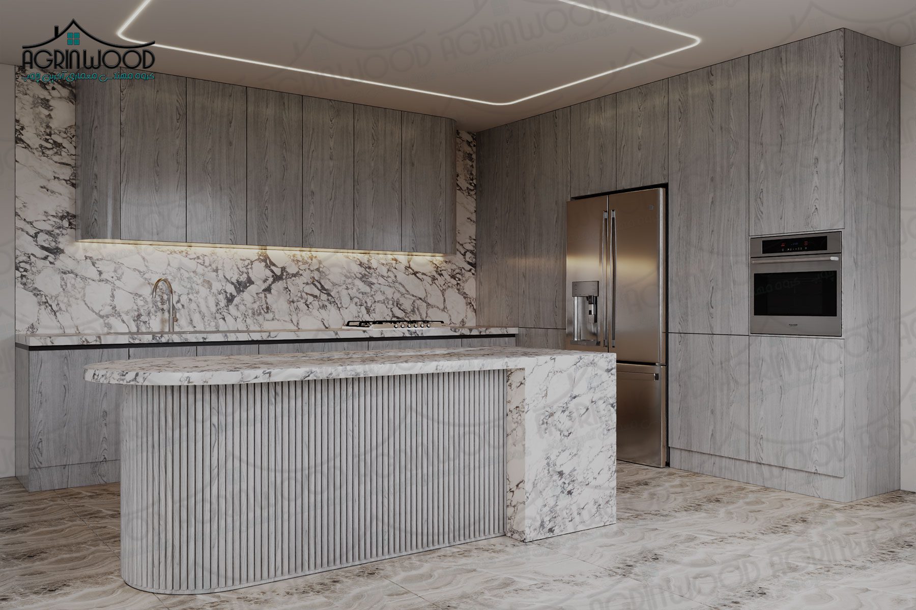 کابینت طرحدار جدید