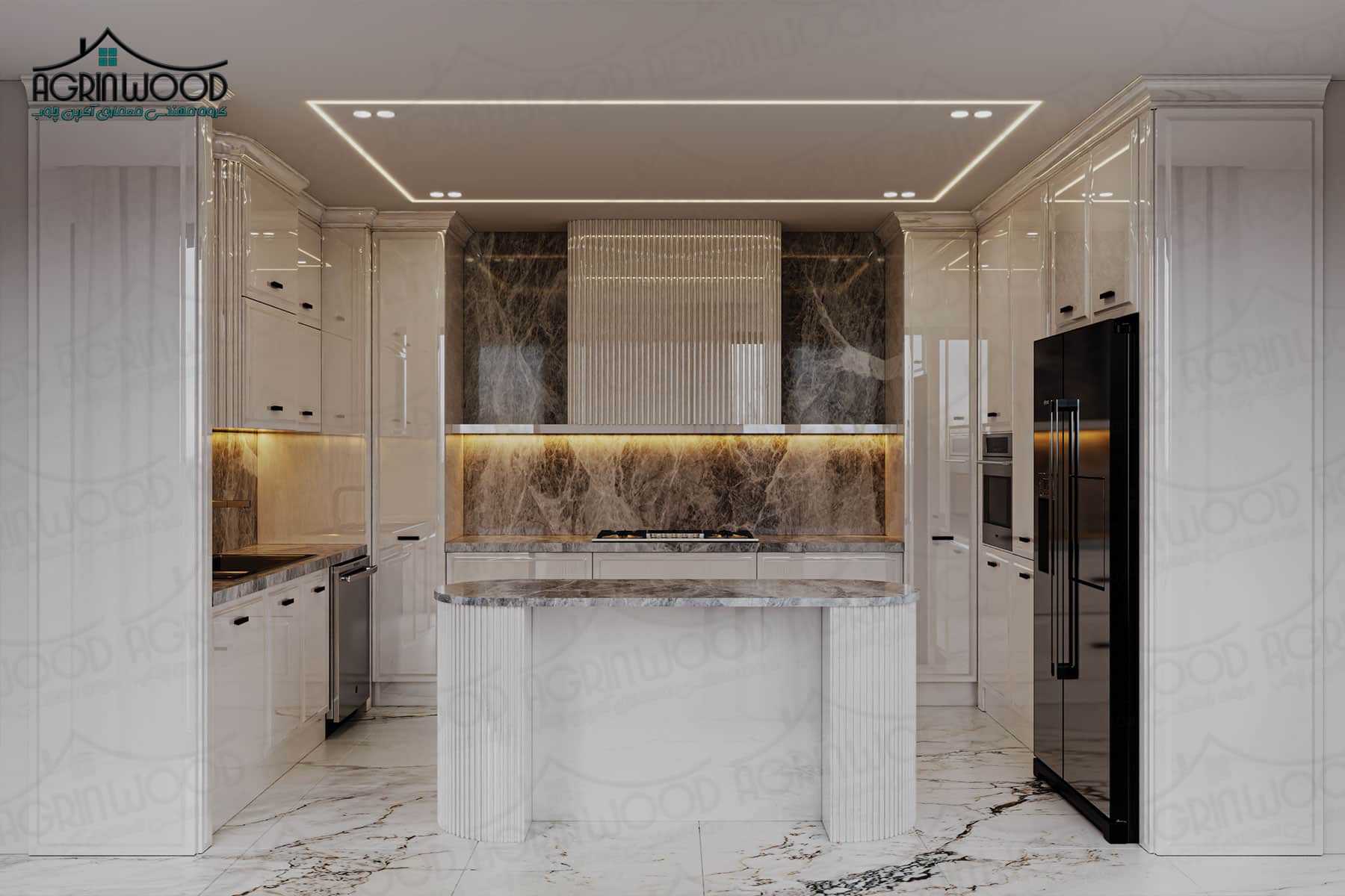 کدام رنگ کابینت انزو پرطرفدار است