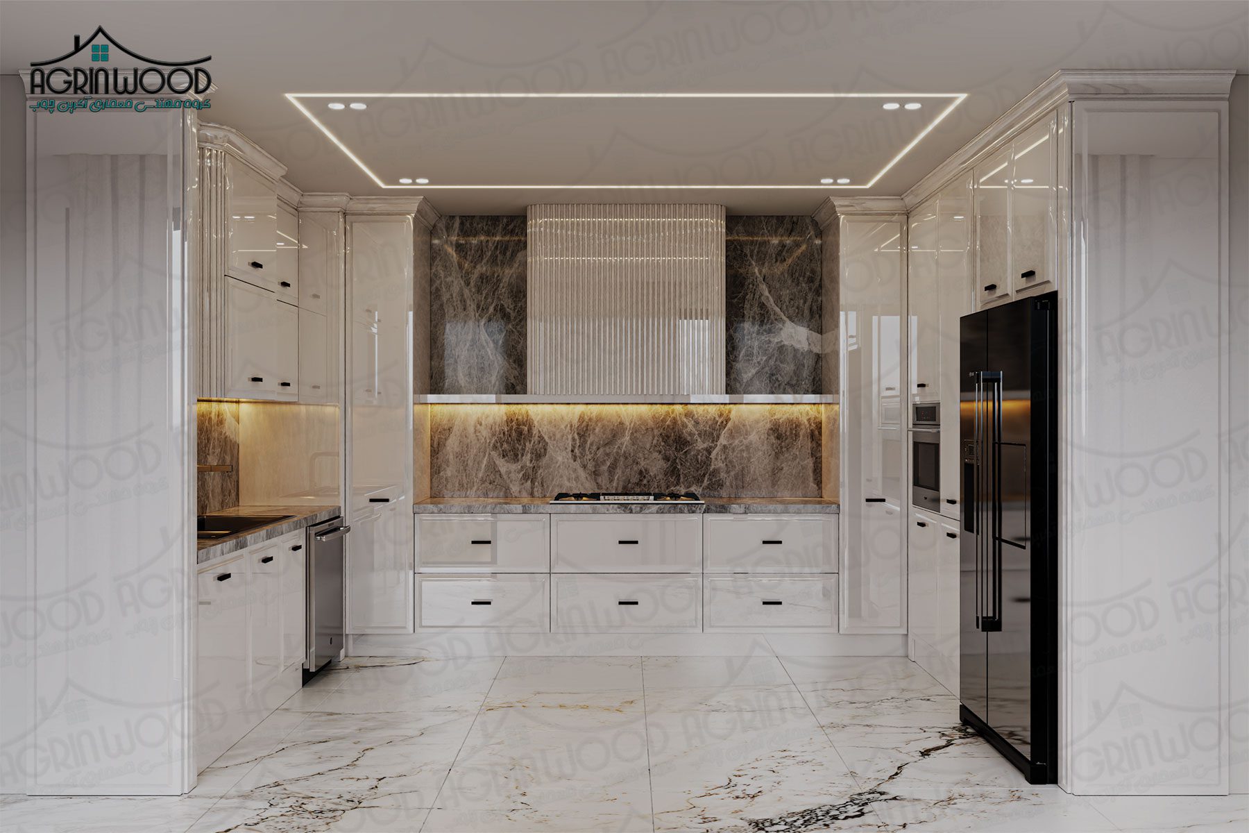 طرح انزو دو رنگ