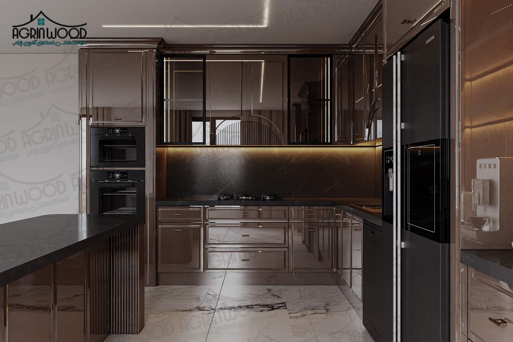 کدام رنگ کابینت انزو پرطرفدار است