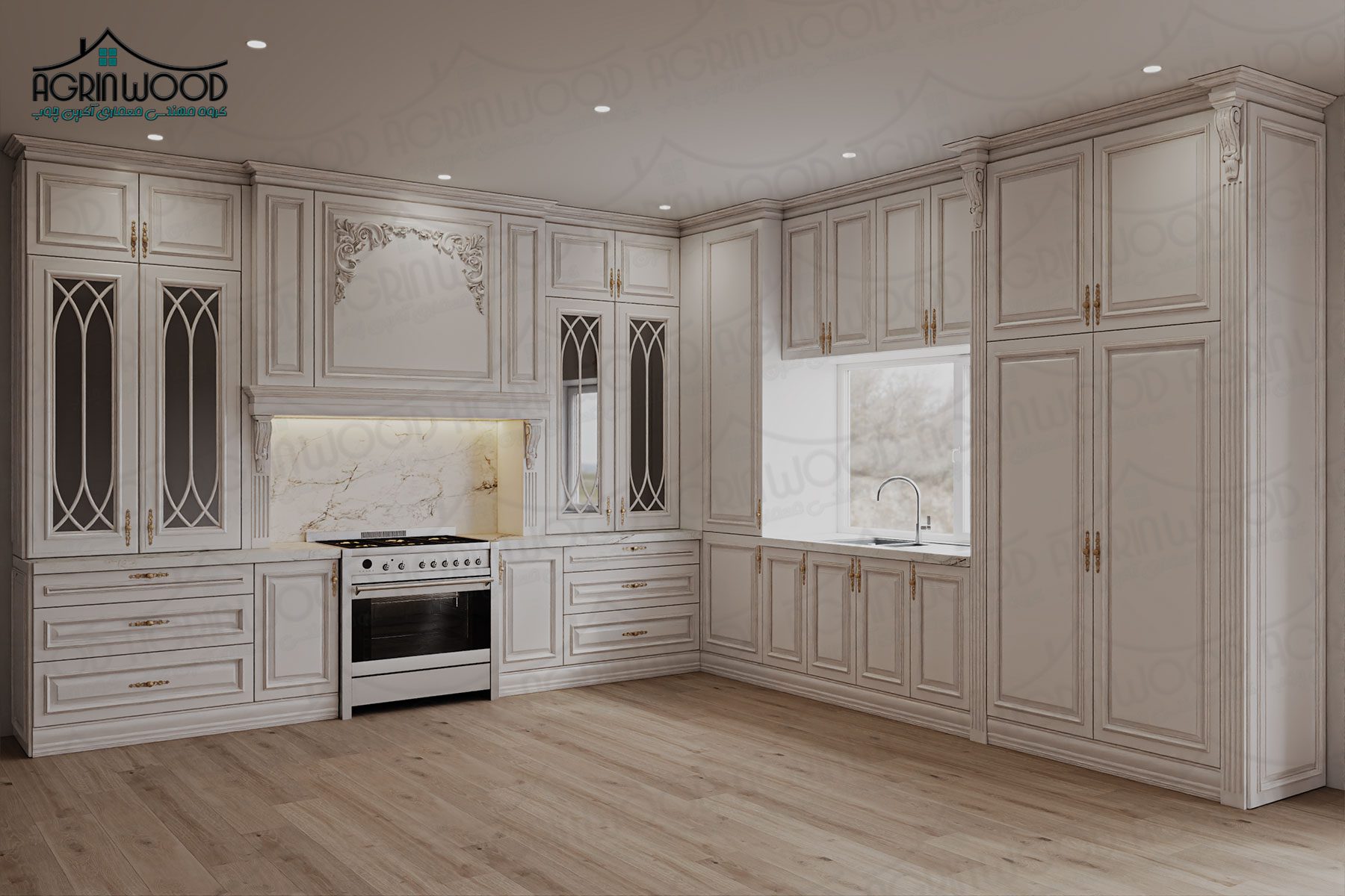 کدام رنگ کابینت روکش چوب پرطرفدار است