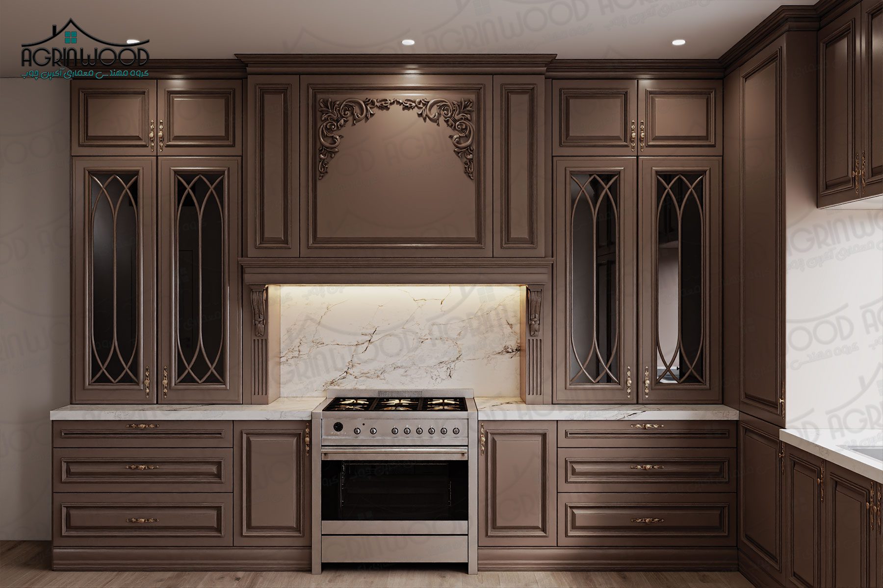 کدام رنگ کابینت کلاسیک پرطرفدار است