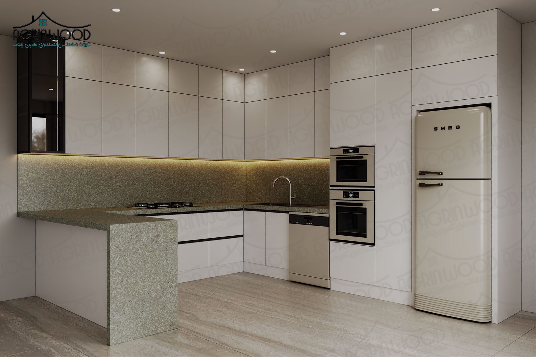 کابینت روکش ملامینه ام دی اف کابینت روکش ملامینه ام دی اف