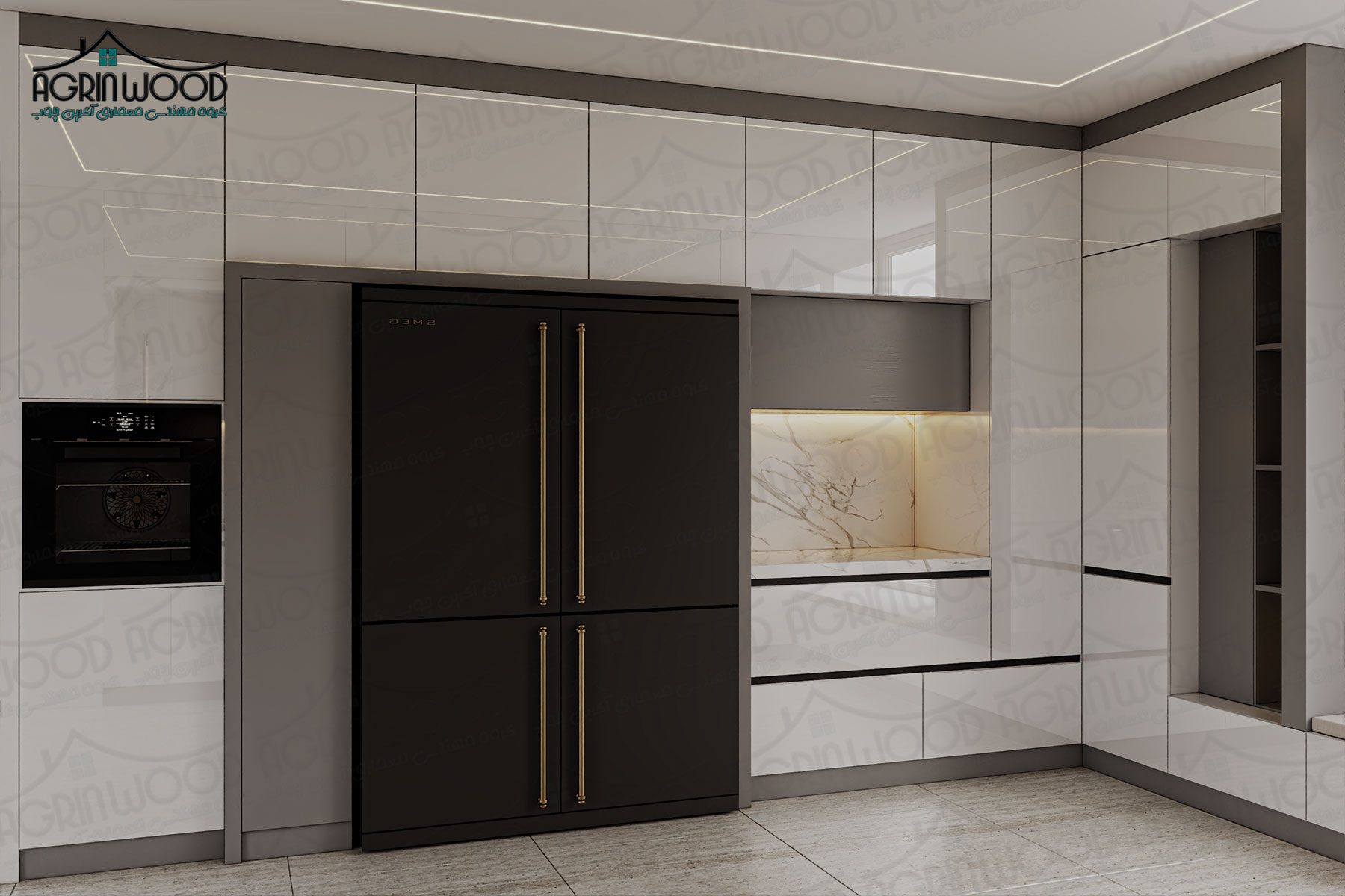 کابینت روکش ملامینه های گلاس کابینت روکش ملامینه های گلاس