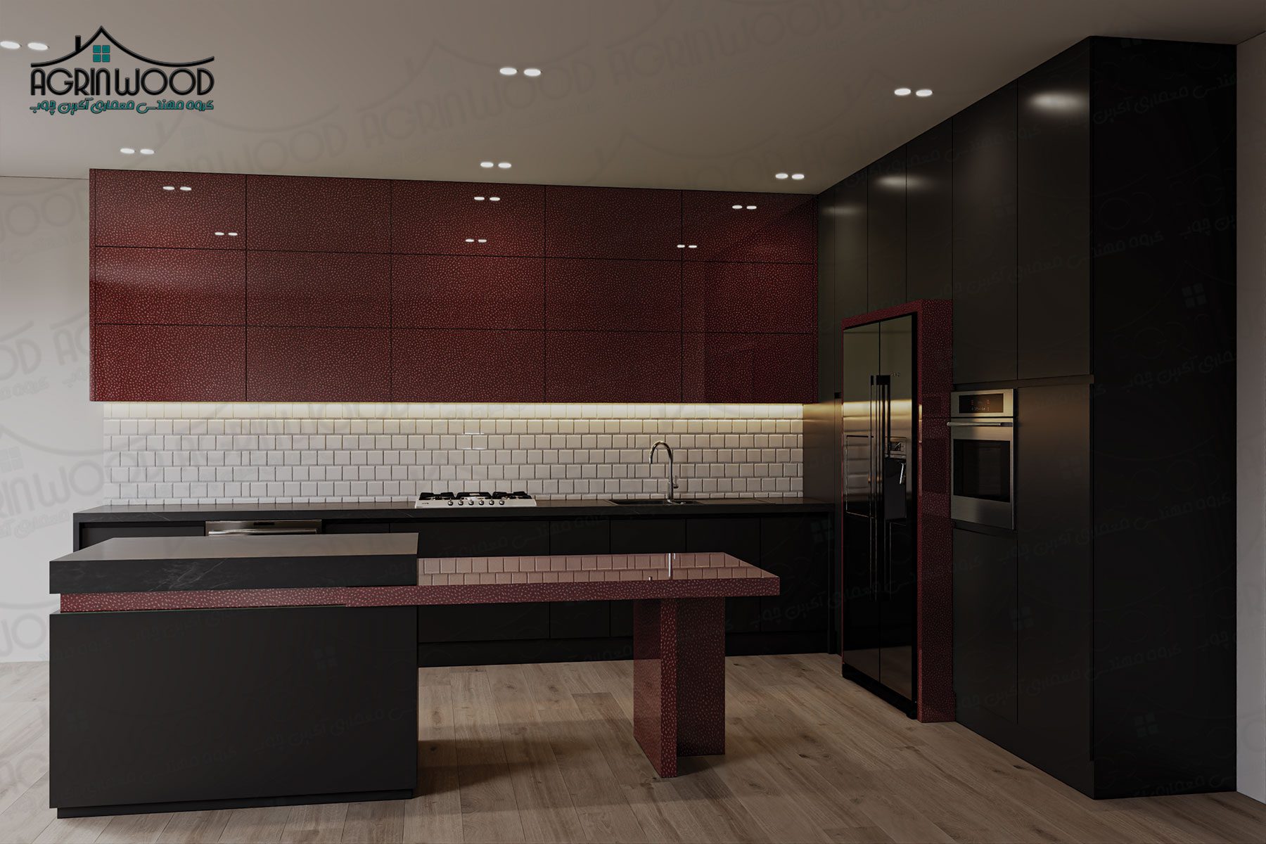 کابینت روکش ملامینه های گلاس