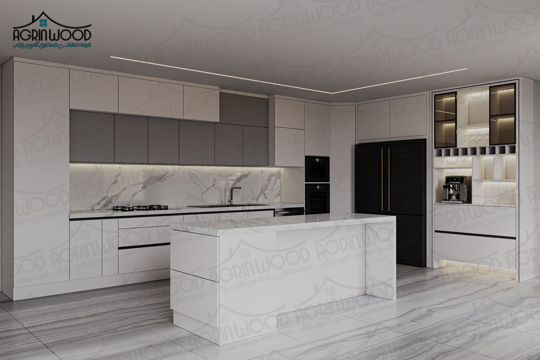 کابینت روکش ملامینه