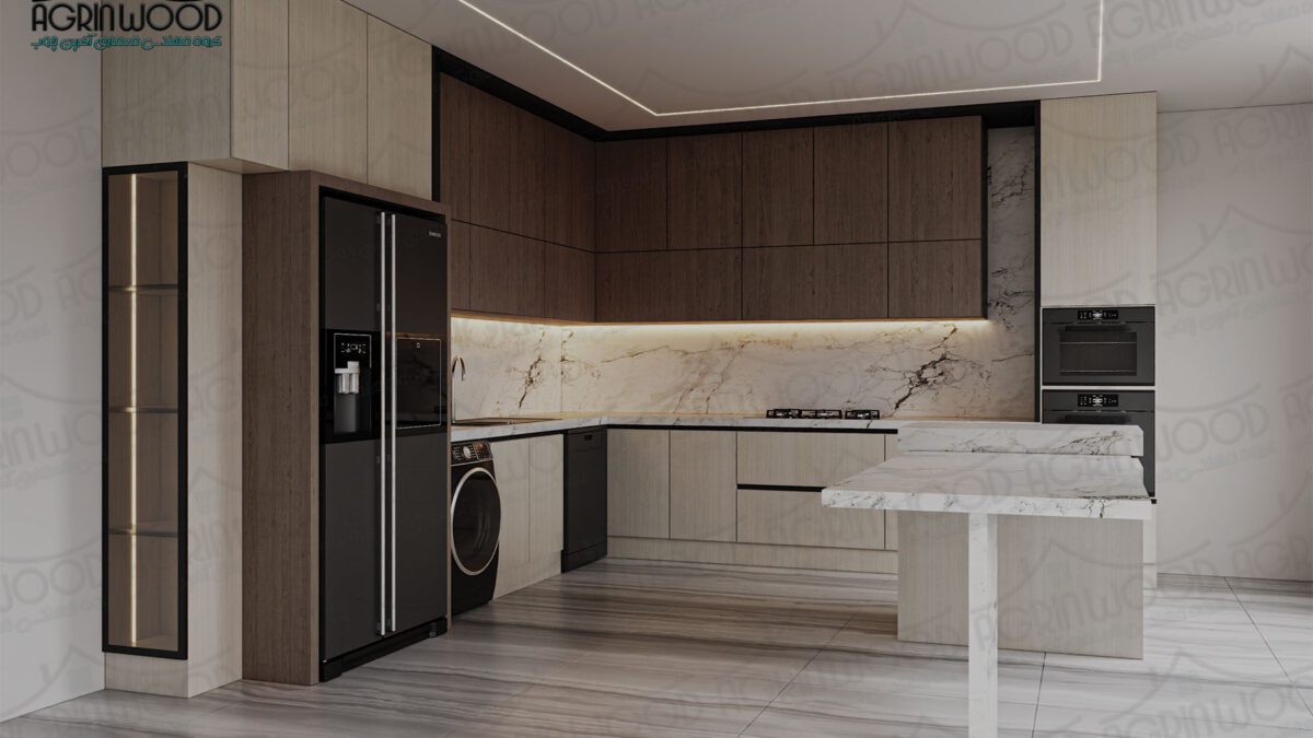 کابینت کرم مدرن جدید