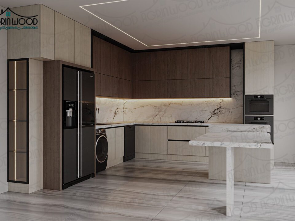 کابینت کرم مدرن جدید
