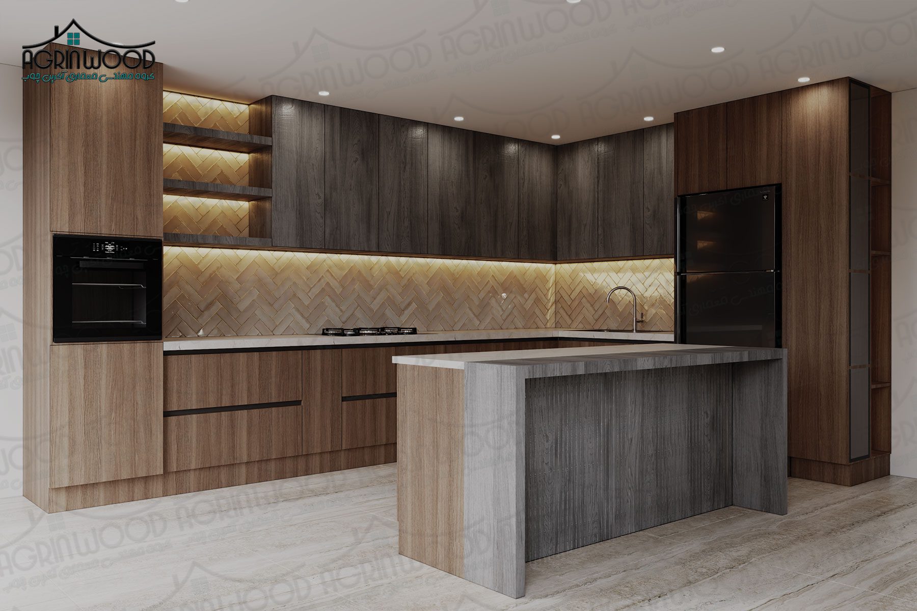 طراحی کابینت ام دی اف 2025