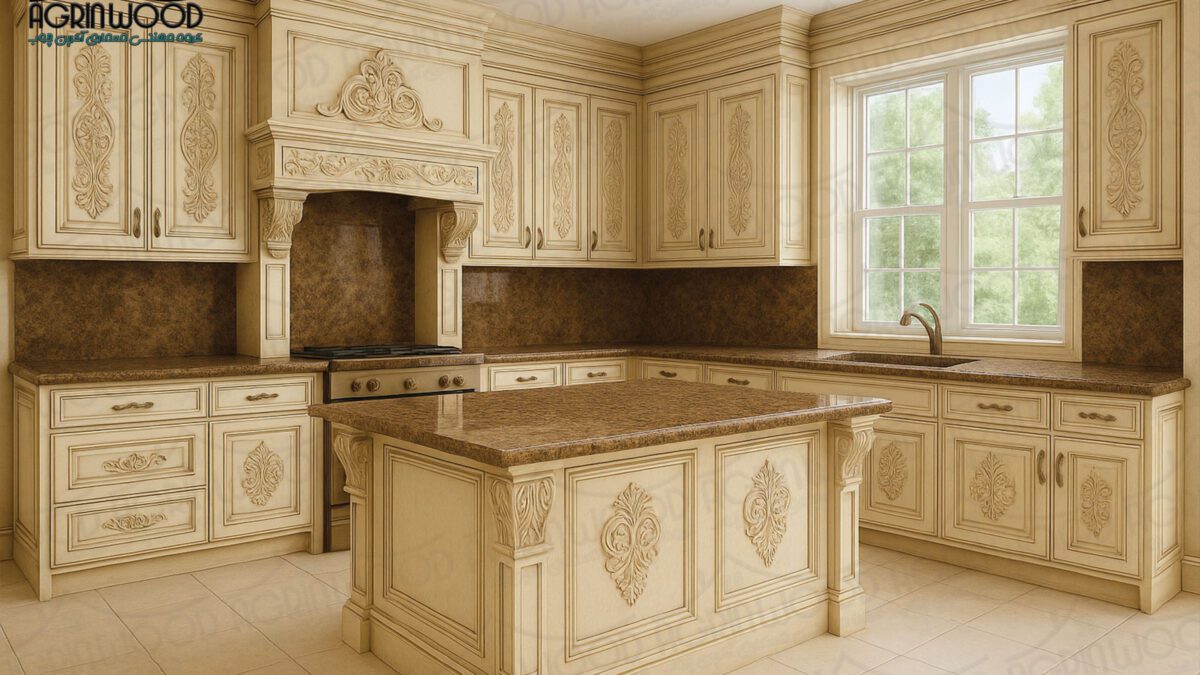 طرح کابینت کرم ممبران