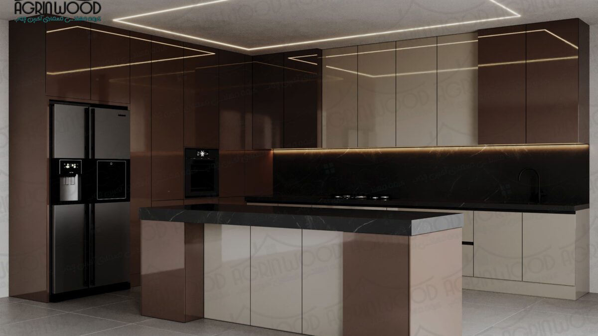 بهترین کابینت کرم مدرن