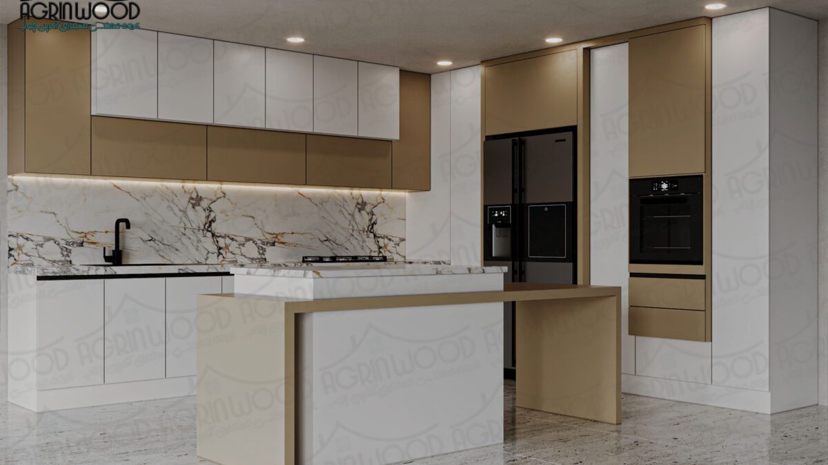 بهترین کابینت کرم ام دی اف