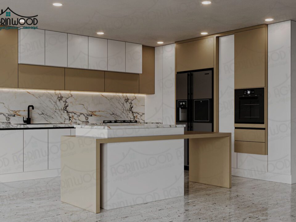 بهترین کابینت کرم ام دی اف