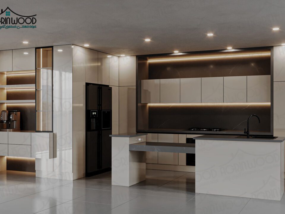 انواع کابینت کرم های گلاس