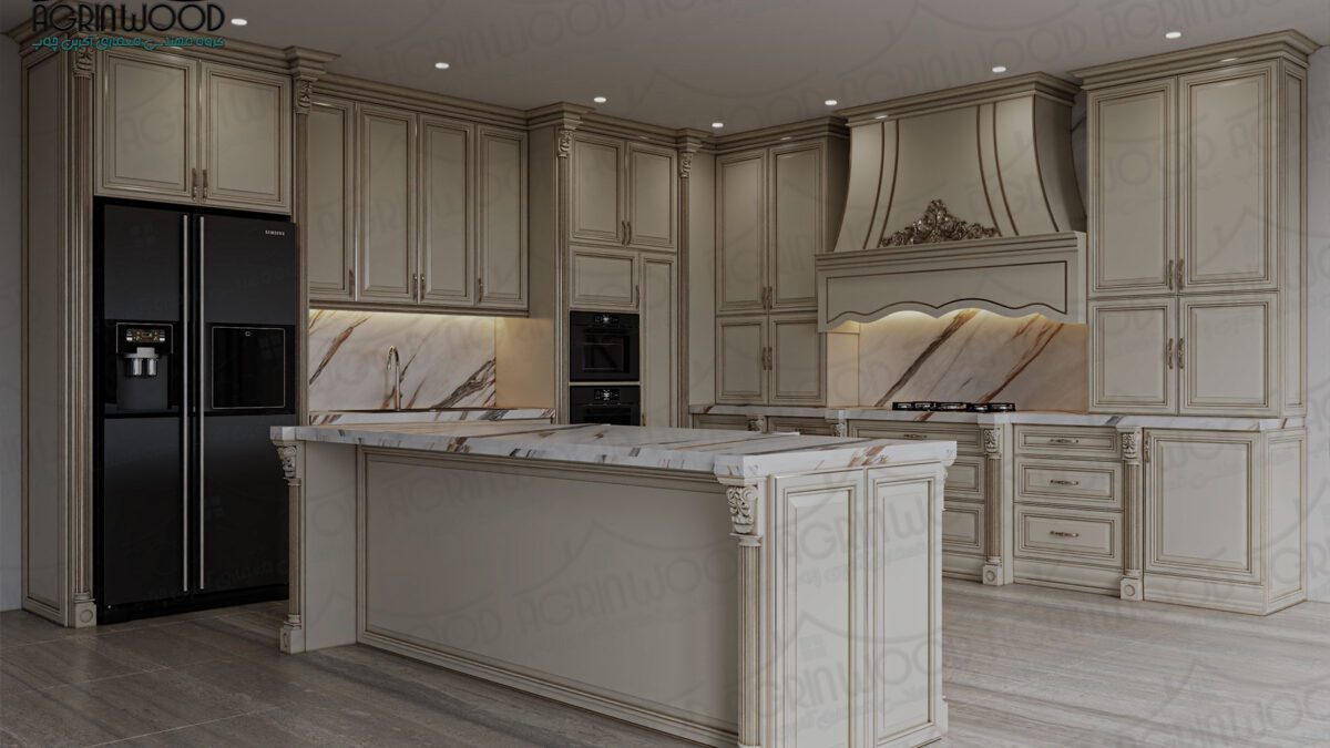 مدل جدید کابینت کرم ممبران