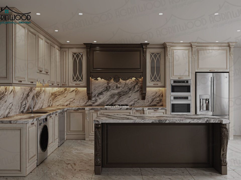 بهترین کابینت کرم کلاسیک