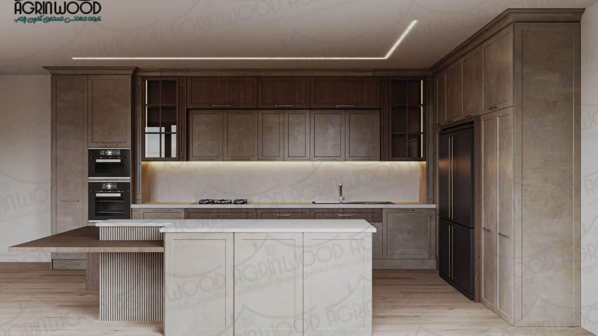 کابینت روکش وکیوم نئوکلاسیک