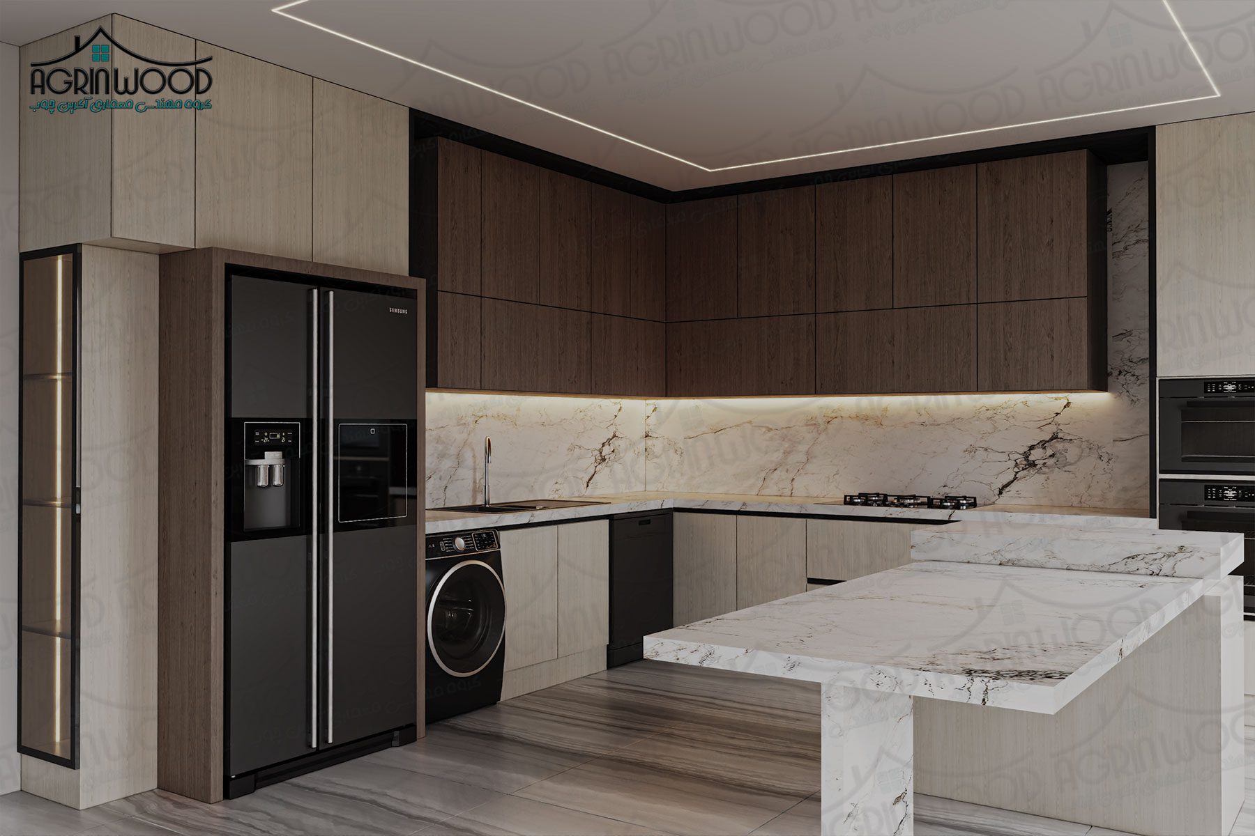 طراحی کابینت ام دی اف 2025